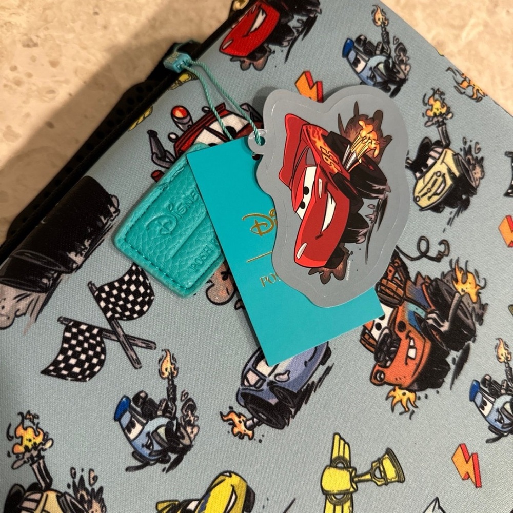 New Posh Peanut Disney Pixar Cars Lightning Mcqueen Activity Toy Case Bag - Picture 8 of 8